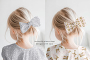 Hair Bow and Dress Mockup, a Shirt Mockup by LinnestCreative (Thumbnail 3 of 5)