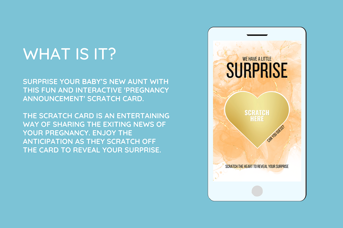 New Aunt Digital Scratch Card, an Email Template by SunshineStudioBoutique (Photo 3 of 7)