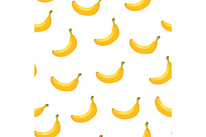 Banana seamless pattern, a Pattern Graphic by Elen_Art