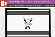 Restaurant PowerPoint Video Template, a Presentation Template by Kathy Green Design (Thumbnail 1 of 5)
