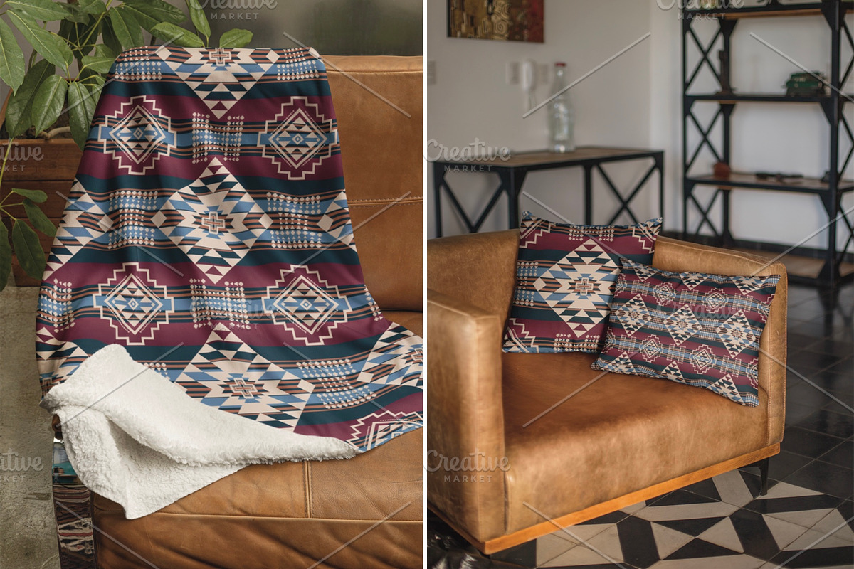Native American Seamless Pattern, a Pattern Graphic by PPEthnicDecorPattern (Photo 4 of 10)