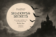 Afterdark vintage font duo, a Handwritten Font by BilberryCreates (Thumbnail 6 of 11)