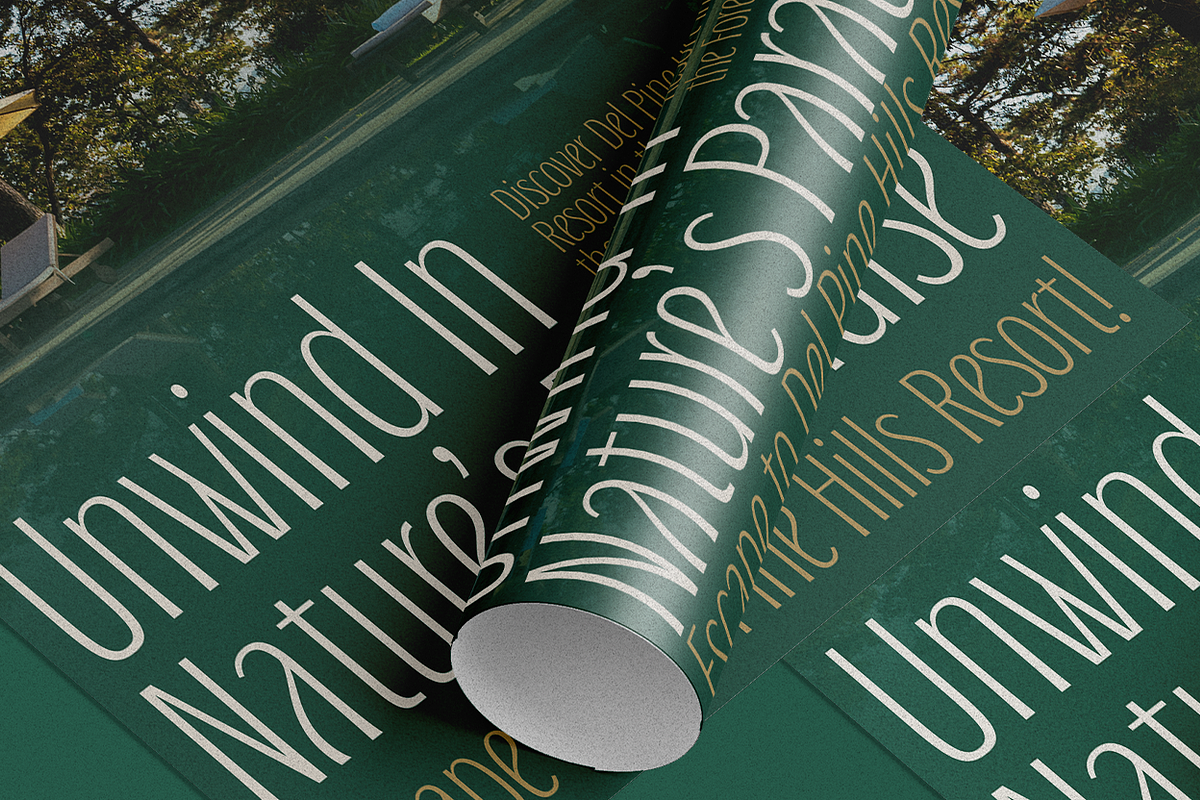 UT Hilligon - An Elegant Font, a Sans Serif Font by Universitype (Photo 7 of 8)