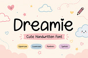 Dreamie, a Handwritten Font by Wow Magic (Thumbnail 1 of 6)