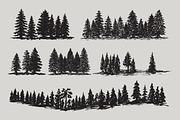 Mountain Forest Hand-drawn Elements, an Illustration by Artolabs (Thumbnail 6 of 10)