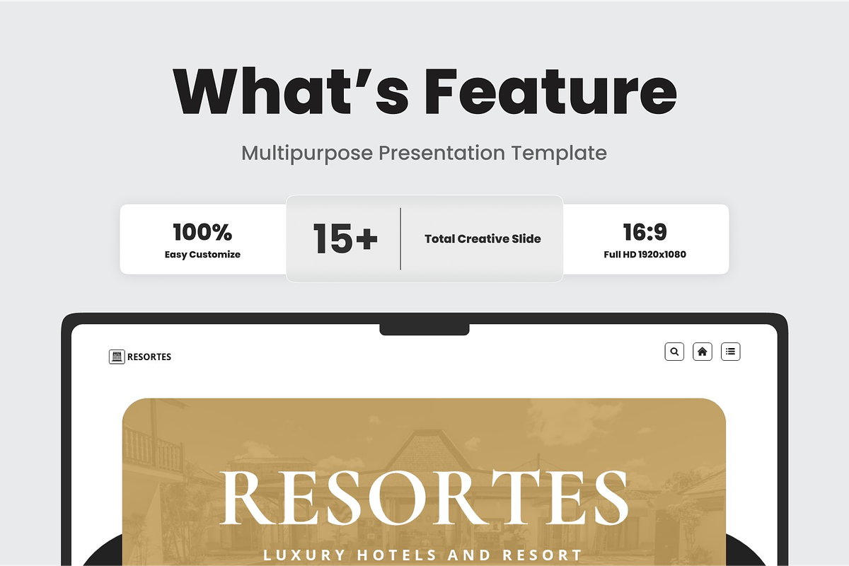 Luxury Hotels And Resort Keynote, a Presentation Template by SquidPixey (Photo 2 of 6)