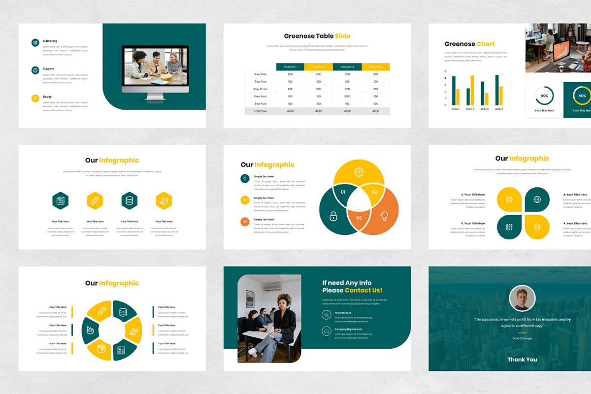Company Business PowerPoint, a Presentation Template by Biwarastudio (Photo 4 of 6)
