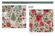 Country Christmas Digital Paper, a Pattern Graphic by FINEAPPLE (Thumbnail 2 of 7)