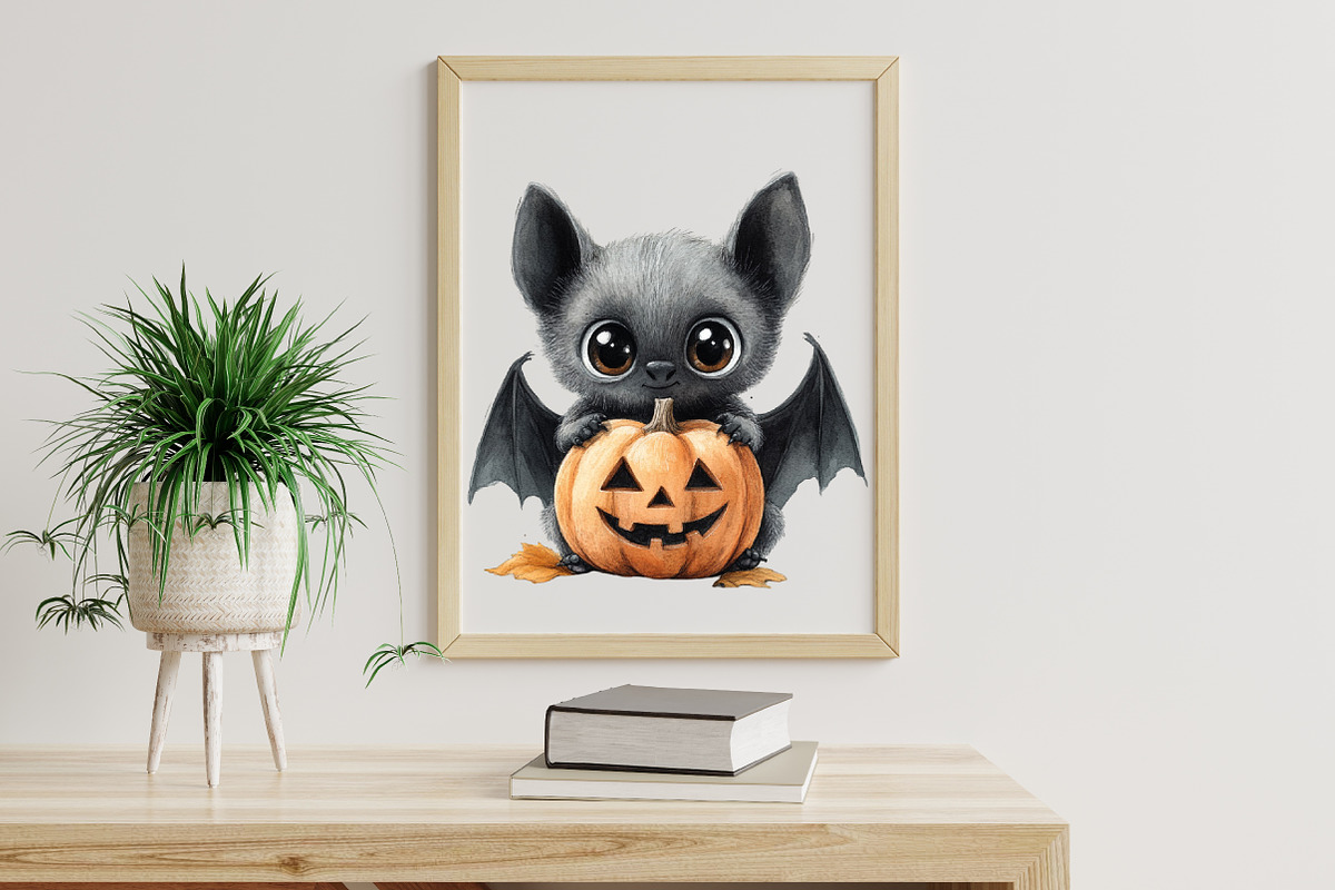 Quirky Halloween Bats Clipart, an Illustration by Libby Wishes (Photo 3 of 6)