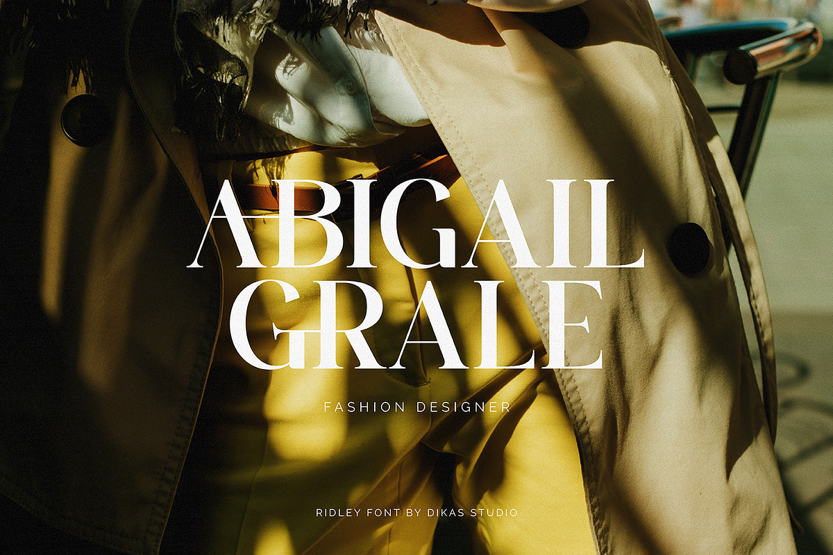 Ridley, a Serif Font by Dikas Studio (Photo 9 of 10)