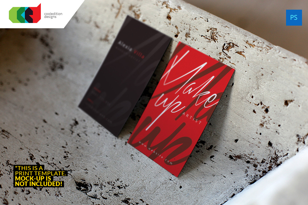 Makeup Artist - Business Card 53, a Business Card Template by Cooledition (Photo 2 of 5)