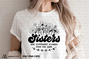 Sister SVG, Sisters are Flowers SVG, an Object Graphic by Applied Arts (Thumbnail 4 of 10)
