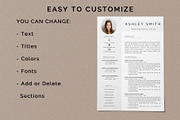 Resume template with photo / CV, a Resume Template by UResume (Thumbnail 5 of 7)