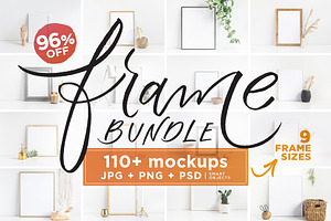 Frame Mockup Bundle JPG PNG PSD