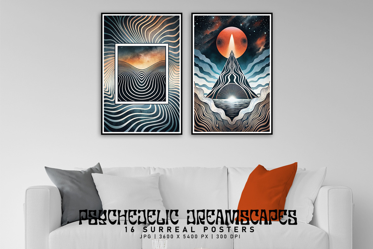 Psychedelic Dreamscapes, a Decorative Illustration by Digital Art Creations (Photo 7 of 9)