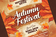 Autumn Festival Flyer Template, a Flyer Template by Tarommir (Thumbnail 4 of 4)