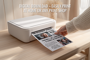 Newspaper Retirement Template, an Invitation Template by ZoloDesignHub (Thumbnail 7 of 10)