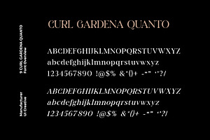 Gardena Quanto Serif Font Family