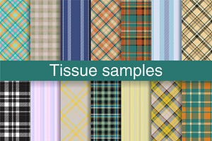 #113 Plaid Pattern of Tissue Samples, a Pattern Graphic by Plaid4You