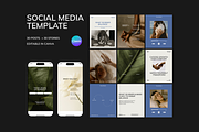 60 Social Media Instagram Templates, a Social Media Template by AnaGrids (Thumbnail 1 of 11)