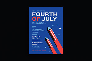 Fourth Of July Celebration Flyer