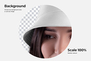7 Bucket Hat Mockups, a Hat Mockup by Grow Design Craft Studio (Thumbnail 6 of 7)
