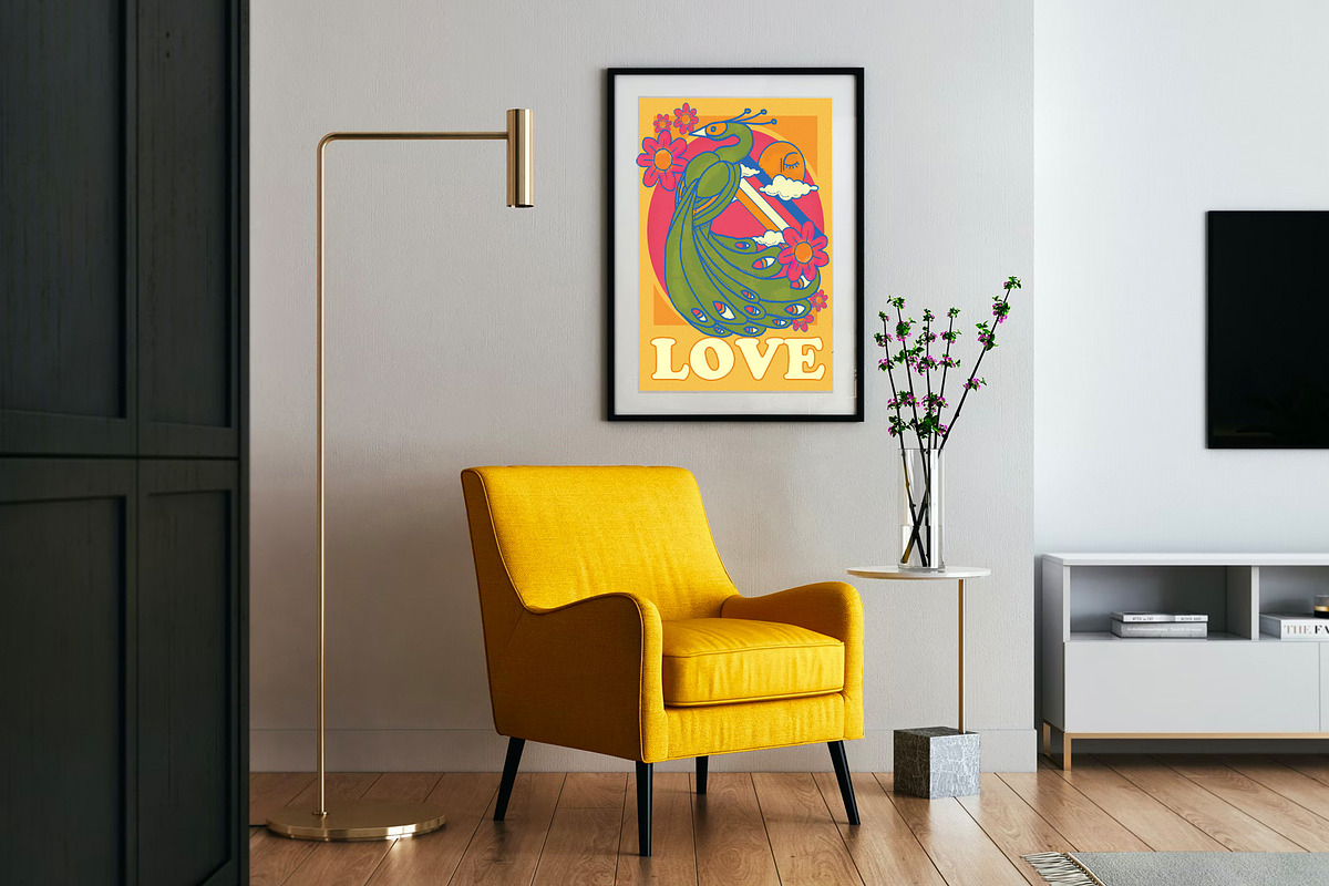 Psychedelic Mind Clipart Set, a Decorative Illustration by Phosphorus Design Co. (Photo 7 of 8)