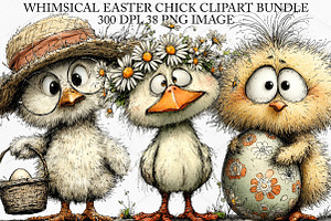 Whimsical Easter Chick Clipart PNG, a Seasonal Illustration by Canvas Craft