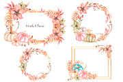 Watercolor Warm Autumn Collection, a Transportation Illustration by MayaNavits (Thumbnail 4 of 10)