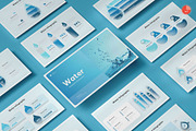 Water Infographic Presentation, a Presentation Template by Pixslides (Thumbnail 1 of 4)