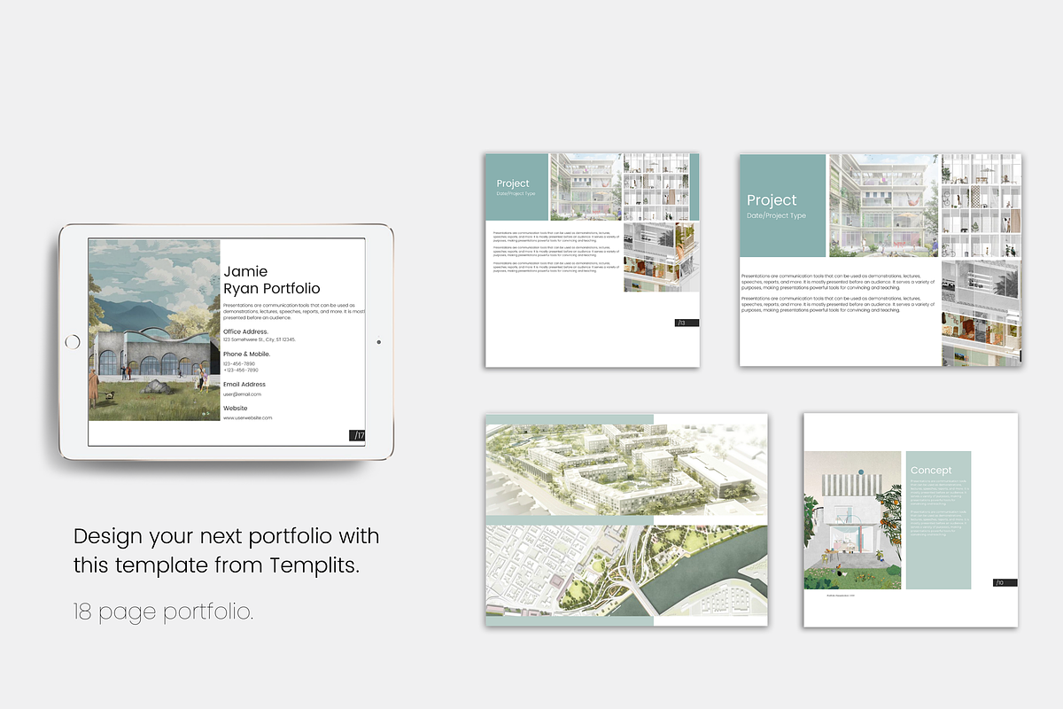 Architecture Portfolio & eBook, a Presentation Template by Templits (Photo 6 of 10)