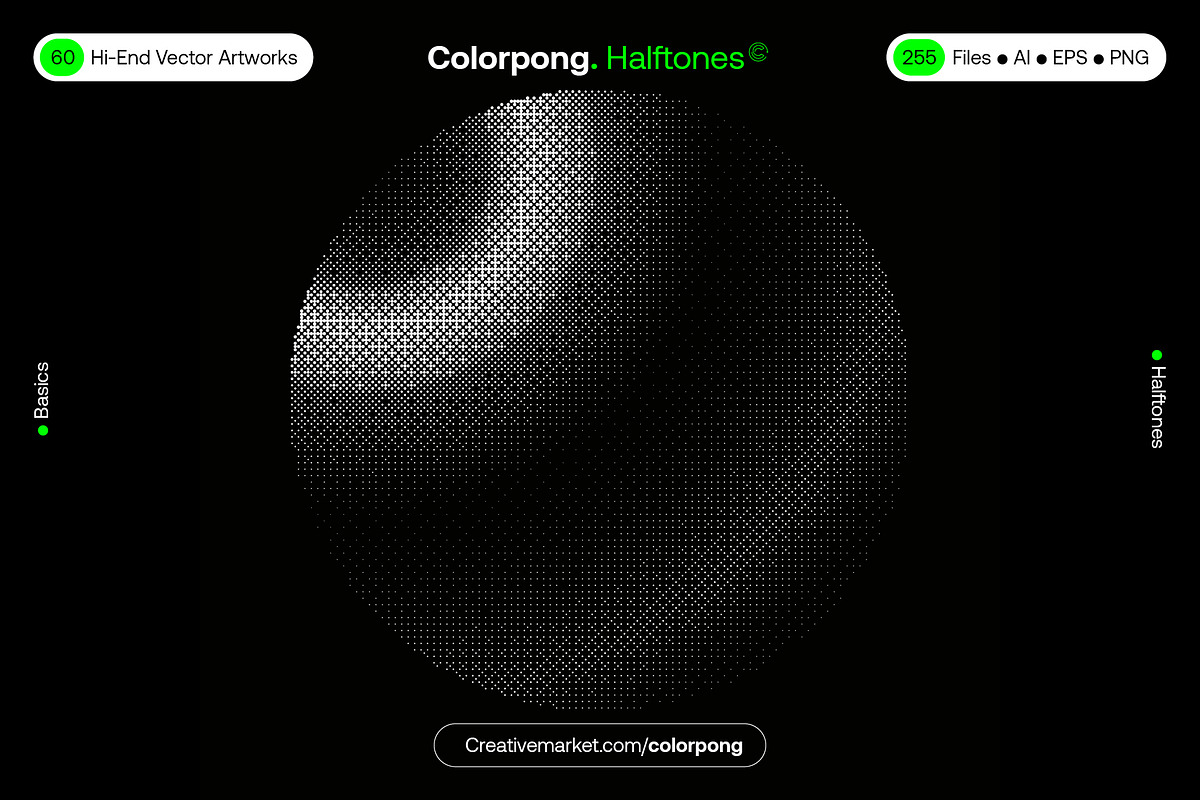 Halftones – Vector Bundle, a Background Graphic by Colorpong (Photo 4 of 19)