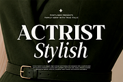 Family Luxury Font - Actrist Stylish, a Serif Font by Font Liner (Thumbnail 1 of 10)
