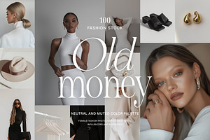 OLD MONEY 100 Fashion Photos, a Beauty & Fashion Photo by Muse Mockups