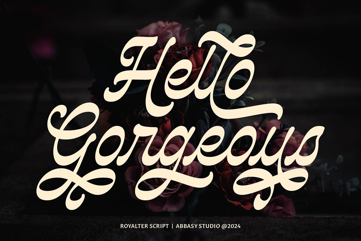 Royalter Script, a Script Font by Abbasy Studio (Photo 4 of 10)
