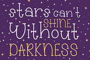 Wild Twilight Cute Typewriter Font, a Serif Font by Dancing with Ink (Thumbnail 17 of 19)