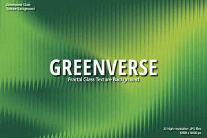 Greenverse Gradient Glass Background