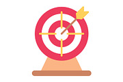 Target Flat Icon, a Duotone Icon by Pexelpy (Thumbnail 1 of 2)