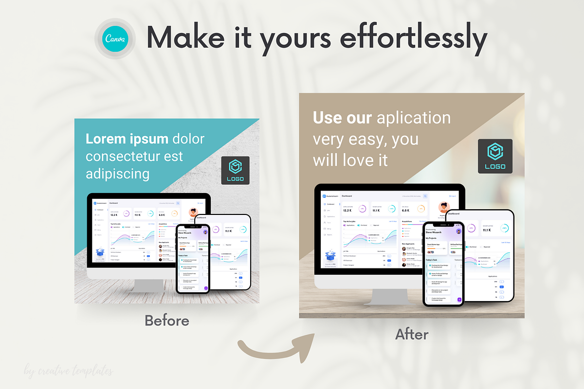 Product Image Canva Template, a Social Media Template by byCreativeTemplates (Photo 6 of 8)