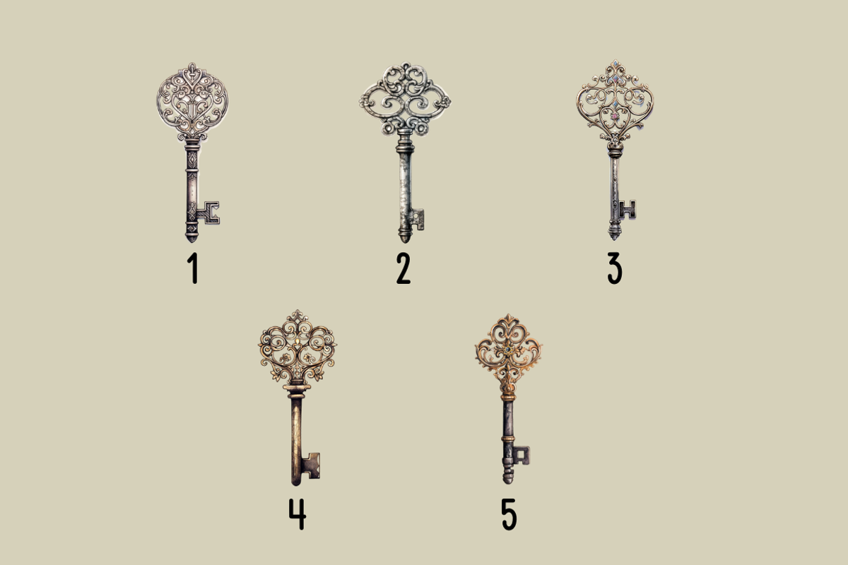 Vintage Skeleton Key Clipart, an Object Illustration by Dreamy Little Graphics (Photo 3 of 4)
