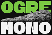 Ogre Mono Grotesk Display, a Font by leme.store (Thumbnail 1 of 10)