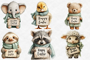 Easter Animals Clipart, an Illustration by Designworld (Thumbnail 3 of 6)
