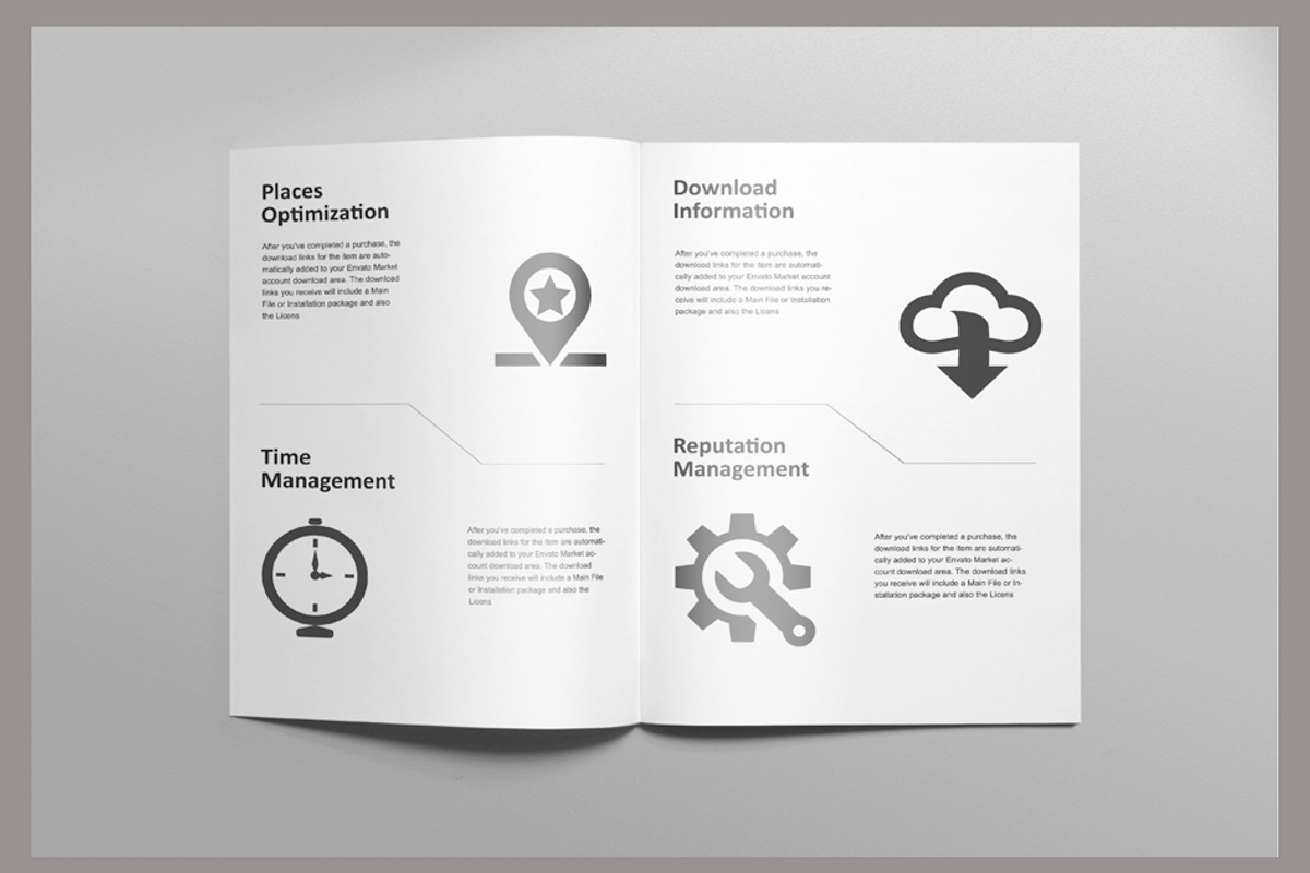 Brochure / Magazine Mock-Up, a Print Template by resumetemplathttps://d3es (Photo 5 of 13)