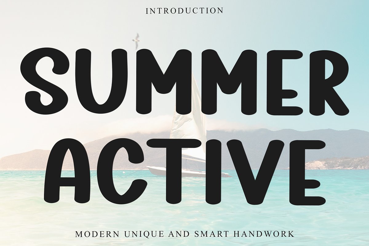 Summer Active, a Serif Font by FreshTypeINK (Photo 1 of 8)