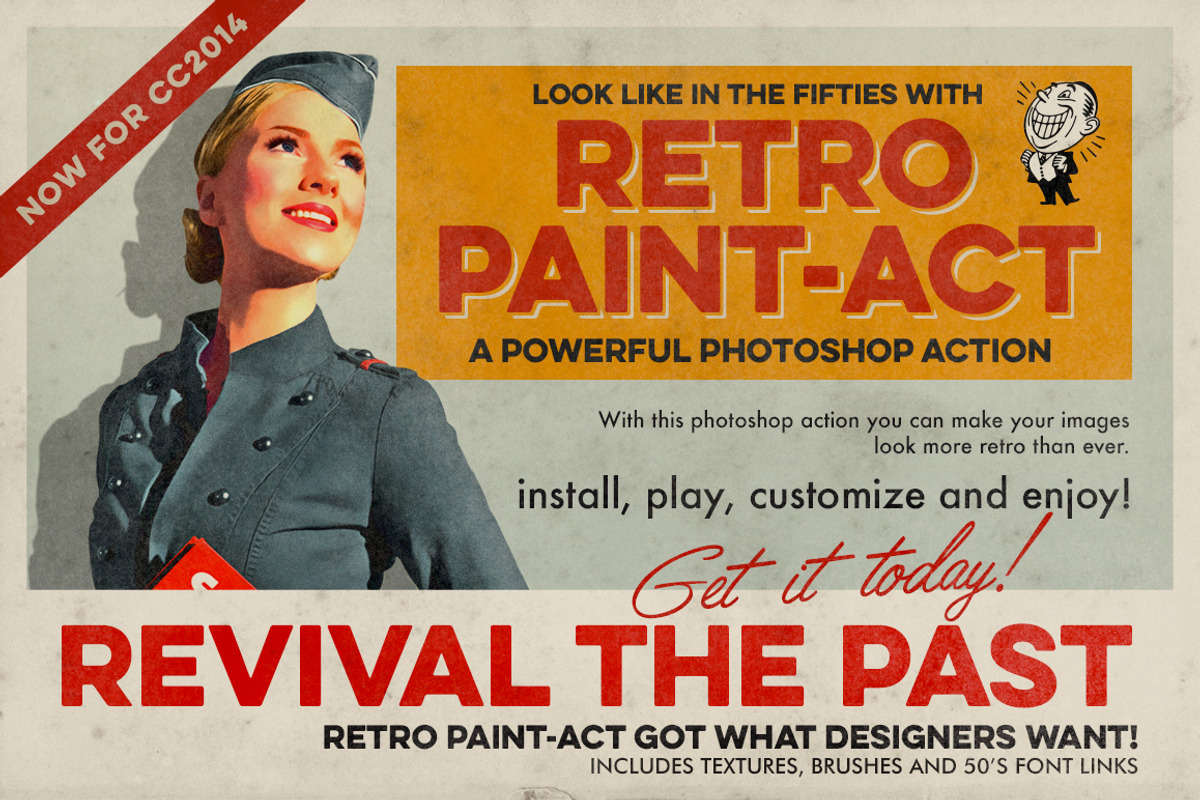 Retro Paint-Act - PS Action + Kit, an Action Add-On by Thundr Co. (Photo 10 of 10)