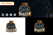 Gorilla Mascot Logo, a Templates & Theme by FarhanYousaf (Thumbnail 2 of 3)
