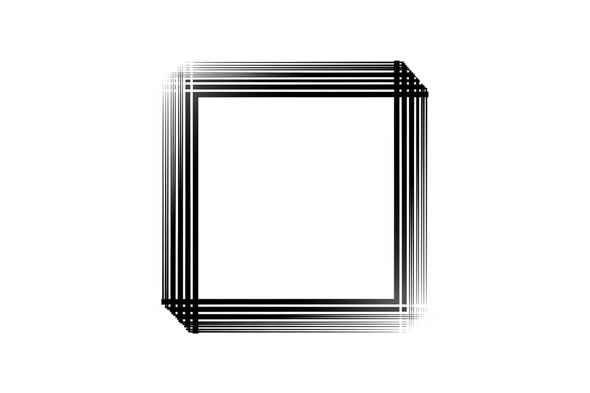 Modern Square Frame SVG Bundle, an Illustration by Creativeshirt (Photo 7 of 31)