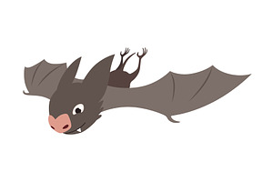 Bat. Concept cartoon bat. Vector, an Animal Illustration by the8monkey