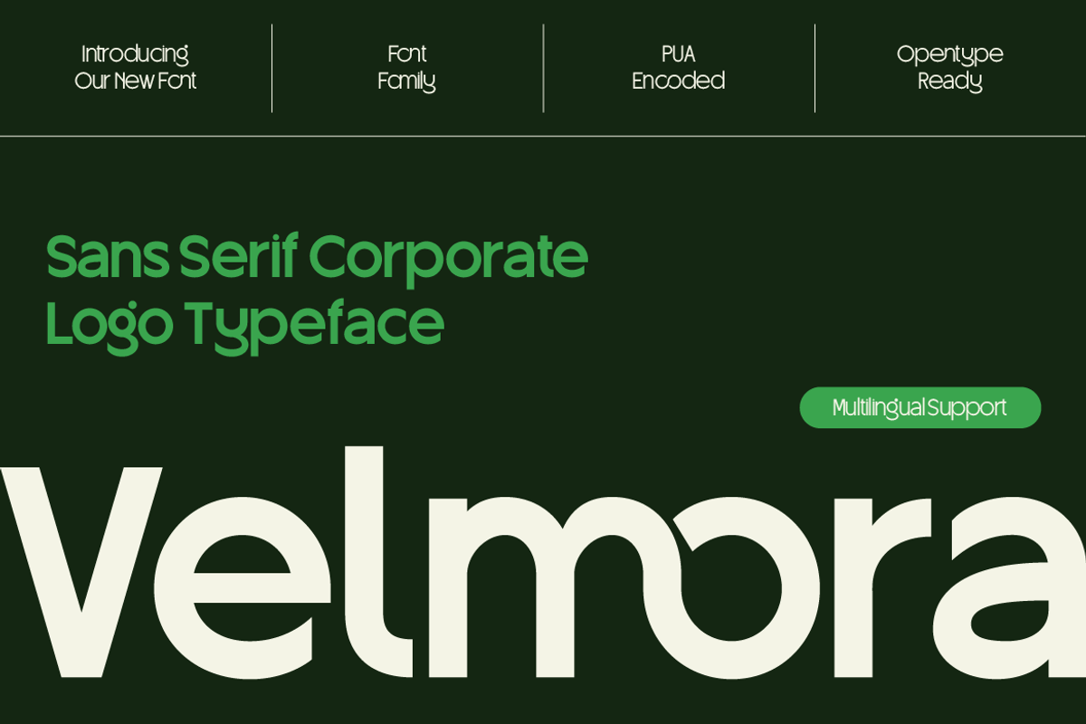 Velmora - Sans Serif Corporate Font, a Sans Serif Font by Artisan Themes (Photo 1 of 10)