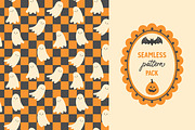 50 Halloween seamless patterns, a Pattern Graphic by EltaMaxArt (Thumbnail 3 of 15)